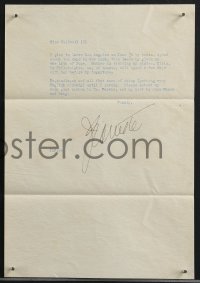 3x0088 JEANETTE MACDONALD signed letter 1946 great content with separate list of latest recordings!