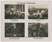 3y0224 DIE DEUTSCHE WOCHENSCHAU German 9.25x11.75 still 1942 Fuhrer Adolf Hitler shown, ultra rare!