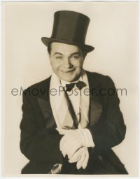 3y0227 EDWARD G. ROBINSON deluxe 11x14 still 1930 great smiling portrait in tuxedo by Elmer Fryer!