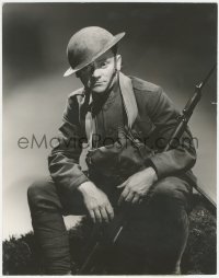 3y0233 FIGHTING 69th deluxe 10.5x13.25 still 1940 best c/u of WWI soldier James Cagney by Hurrell!