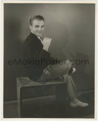 3y0255 JAMES CAGNEY deluxe 11.25x14 still 1933 great seated portrait with shadow by Longworth!