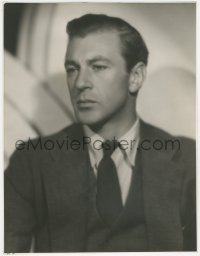 3y0273 MR. DEEDS GOES TO TOWN candid deluxe 10.75x13.75 still 1936 portrait of Gary Cooper by Lippman!