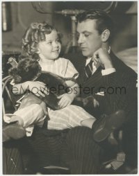 3y0274 NOW & FOREVER candid deluxe 11x14 still 1934 Shirley Temple & Gary Cooper by Whitey Schafer!