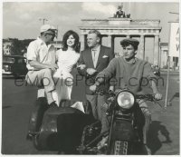 3y0275 ONE, TWO, THREE candid 9.5x11 still 1962 Wilder, James Cagney, Buchholz & Tiffin by Harris!