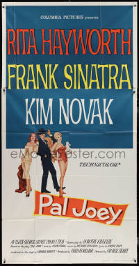 3y0175 PAL JOEY 3sh 1957 great art of Frank Sinatra with sexy Rita Hayworth & Kim Novak!