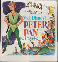 3y0136 PETER PAN 6sh R1969 Walt Disney animated cartoon fantasy classic, great art of cast!