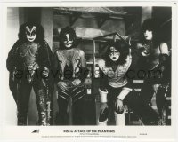 3y1283 ATTACK OF THE PHANTOMS 8x10 still 1978 portrait of KISS, Criss, Frehley, Simmons & Stanley!