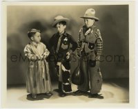 3y1287 BEGINNER'S LUCK 8.25x10 still 1935 Spanky with Alfalfa & his brother, Arizona Nightingales!