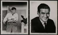 3y1611 BIRDS 2 8x10 stills 1963 Alfred Hitchcock, Rod Taylor smiling close-up and attacked by bird!