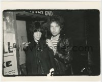 3y1296 BOB DYLAN/PATTI SMITH 8x10 still 1975 at The Other End in New York City by Chuck Pulin!