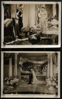 3y1614 CLEOPATRA 2 8x10 stills 1934 Claudette Colbert as Princess of the Nile, Cecil B. DeMille!