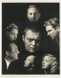 3y1329 CRIME & PUNISHMENT 8x10 key book still 1935 montage of Lorre, Arnold & top cast by Lippman!