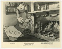 3y1343 DONALD'S COUSIN GUS 8x10 still 1939 Disney cartoon, he's by fireplace ready for dinner!