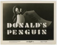 3y1345 DONALD'S PENGUIN 8x10.25 still 1939 Disney cartoon, wonderful title card-like image!