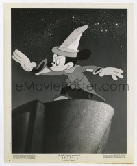 3y1357 FANTASIA 8x10 still 1941 best image of Mickey Mouse as the Sorcerer's Apprentice, Disney!