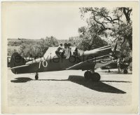 3y1361 FLYING TIGERS candid 8.25x10 still 1942 incredible image of camera mounted on plane for movie!