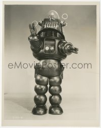 3y1365 FORBIDDEN PLANET 8x10.25 still 1956 great close up of Robby the Robot with arms extended!