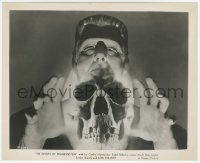 3y1372 GHOST OF FRANKENSTEIN 8.25x10 still R1948 incredible image of monster Lon Chaney Jr. w/skull!