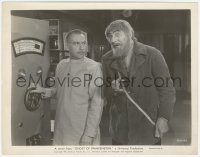 3y1371 GHOST OF FRANKENSTEIN 8x10.25 still 1942 Lionel Atwill & Bela Lugosi by radiation machine!