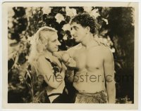 3y1390 HOLLYWOOD PARTY 8x10.25 still 1934 Jimmy Durante as Schnarzan & Phyllis Crane w/ fake nose!