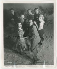 3y1405 IT CAME FROM OUTER SPACE 8.25x10 still 1953 overhead image of scared Carlson, Rush & 5 more!