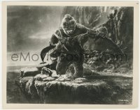 3y1414 KING KONG 8x10 still R1938 special effects image of ape rescuing Fay Wray from pterodactyl!