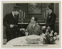 3y1415 LAWYER MAN 8x10.25 still 1933 two crooks threaten calm William Powell at gunpoint!