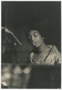 3y1449 NINA SIMONE 6.5x9.5 still 1960s portrait of the African American singer by Herb Snitzer!