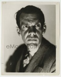 3y1450 OLD DARK HOUSE 8x10.25 still 1932 wonderful intense portrait of creepy Raymond Massey!