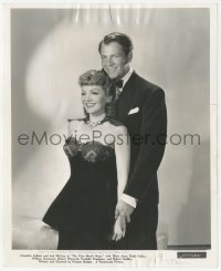 3y1459 PALM BEACH STORY 8.25x10 still 1942 best portrait of Claudette Colbert & Joel McCrea!