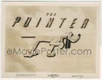 3y1472 POINTER 8x10.25 still 1939 Disney cartoon, great title card-like image of Pluto pointing!