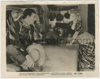 3y1505 STAGECOACH 8x10 still R1948 great image of John Wayne & Claire Trevor staring at each other!