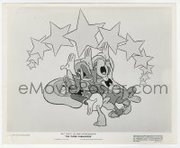 3y1515 THREE CABALLEROS 8.25x10 still 1944 Donald Duck, Joe Carioca & Panchito singing stars!