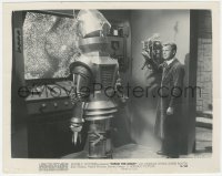 3y1516 TOBOR THE GREAT 8x10.25 still 1954 great image of Charles Drake & man-made funky robot!