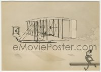 3y1522 VICTORY THROUGH AIR POWER 6.5x9 still 1943 cartoon image of Wright Bros. historic 1st flight!