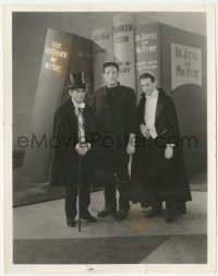 3y1527 WHAT AN IDEA 8x10.25 still 1930s Mr. Hyde, Frankenstein & Dracula in song & dance short!