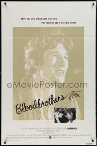 3y0774 BLOODBROTHERS int'l 1sh 1978 super early image of Richard Gere, from Richard Price novel!