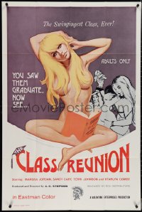 3y0794 CLASS REUNION 1sh 1972 Ed Wood, sexy schoolgirl is in the swingingest class ever!