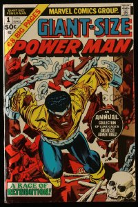 3y1169 LUKE CAGE Giant-Size #1 comic book 1975 Power Man, art by Billy Graham & more!