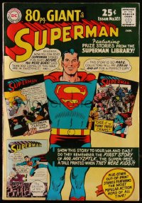 3y1198 SUPERMAN #183 comic book 1966 80 page giant, including first Mr. Mxyzptlk, rare!