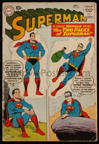 3y1184 SUPERMAN #137 comic book May 1960 pencils by Curt Swan, inks by Stan Kaye & John Forte!