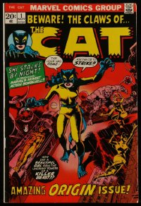 3y1201 TIGRA #1 comic book November 1972 art by Wally Wood & Marie Severin, The Cat, origin issue!