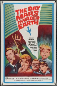 3y0808 DAY MARS INVADED EARTH 1sh 1963 their brains were destroyed by alien super-minds!