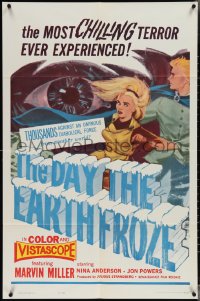 3y0810 DAY THE EARTH FROZE 1sh 1963 Sampo, the most chilling terror ever experienced, cool art!