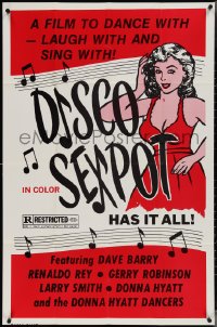 3y0820 DISCO SEXPOT 1sh 1970s this sexy disco babe has it all, dance, laugh, & sing!