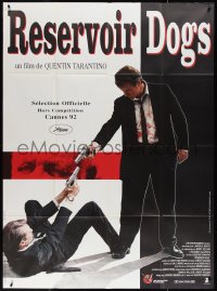 3y0076 RESERVOIR DOGS French 1p 1992 Tarantino, different image of Harvey Keitel & Steve Buscemi!