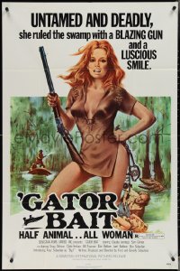 3y0858 GATOR BAIT 1sh 1974 Beverly Sebastion, Claudia Jennings, half animal, all woman!