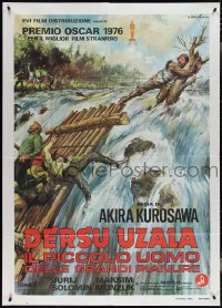 3y0098 DERSU UZALA Italian 1p 1976 Akira Kurosawa, Best Foreign Language Oscar winner, Ciriello art!