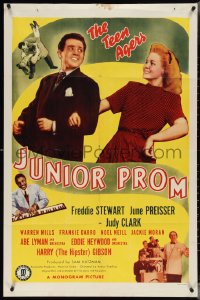 3y0924 JUNIOR PROM 1sh 1946 Teen Agers Freddie Stewart & June Preisser + Harry The Hipster Gibson!