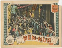 3y0574 BEN-HUR LC 1925 elaborate parade scene, from the immortal novel by General Lew Wallace!